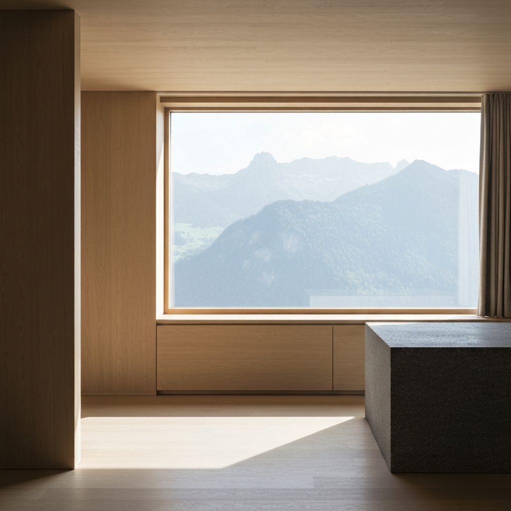 Natürliches Holzinterieur